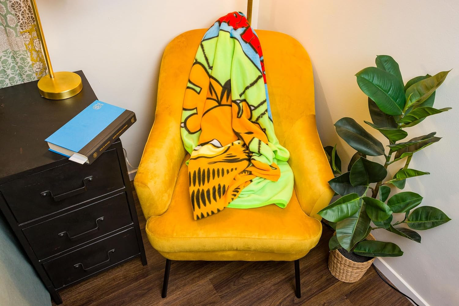 Couverture à suspendre Silver Buffalo Garfield, polaire, 114,3 x 152,4 cm Silver Buffalo Beds and Blankets