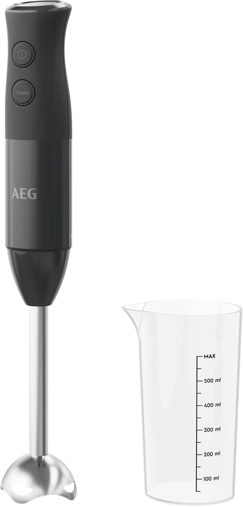 Batteur à main AEG HB4-1-4GG / 2 lames en acier inoxydable incl. Mère et Enfant Naty Shop Schwarz Standard