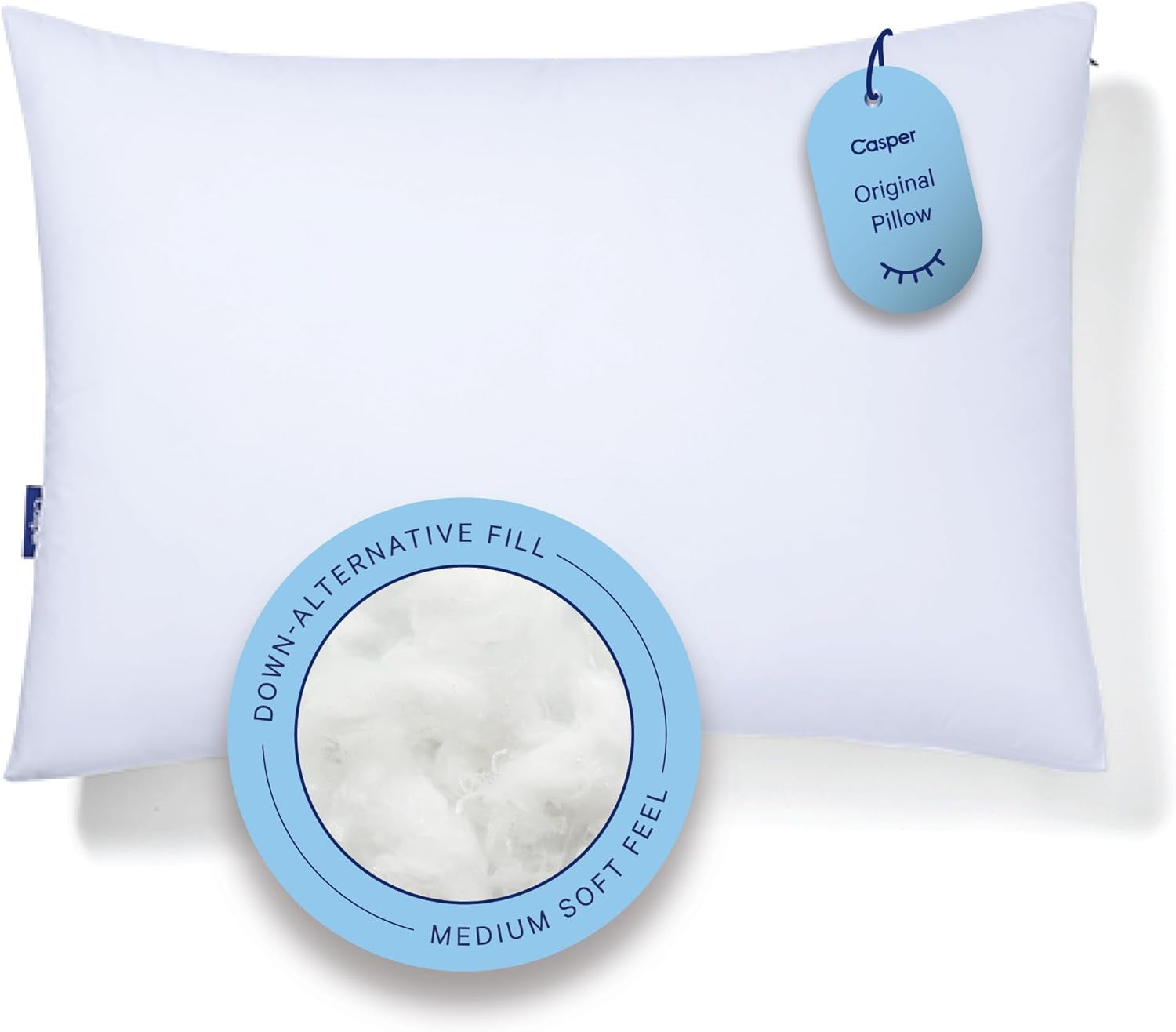 Casper Sleep Original pernă pentru dormit, king size, alb Perne standard Naty Shop King Size (pachet de 1) Pachet unic