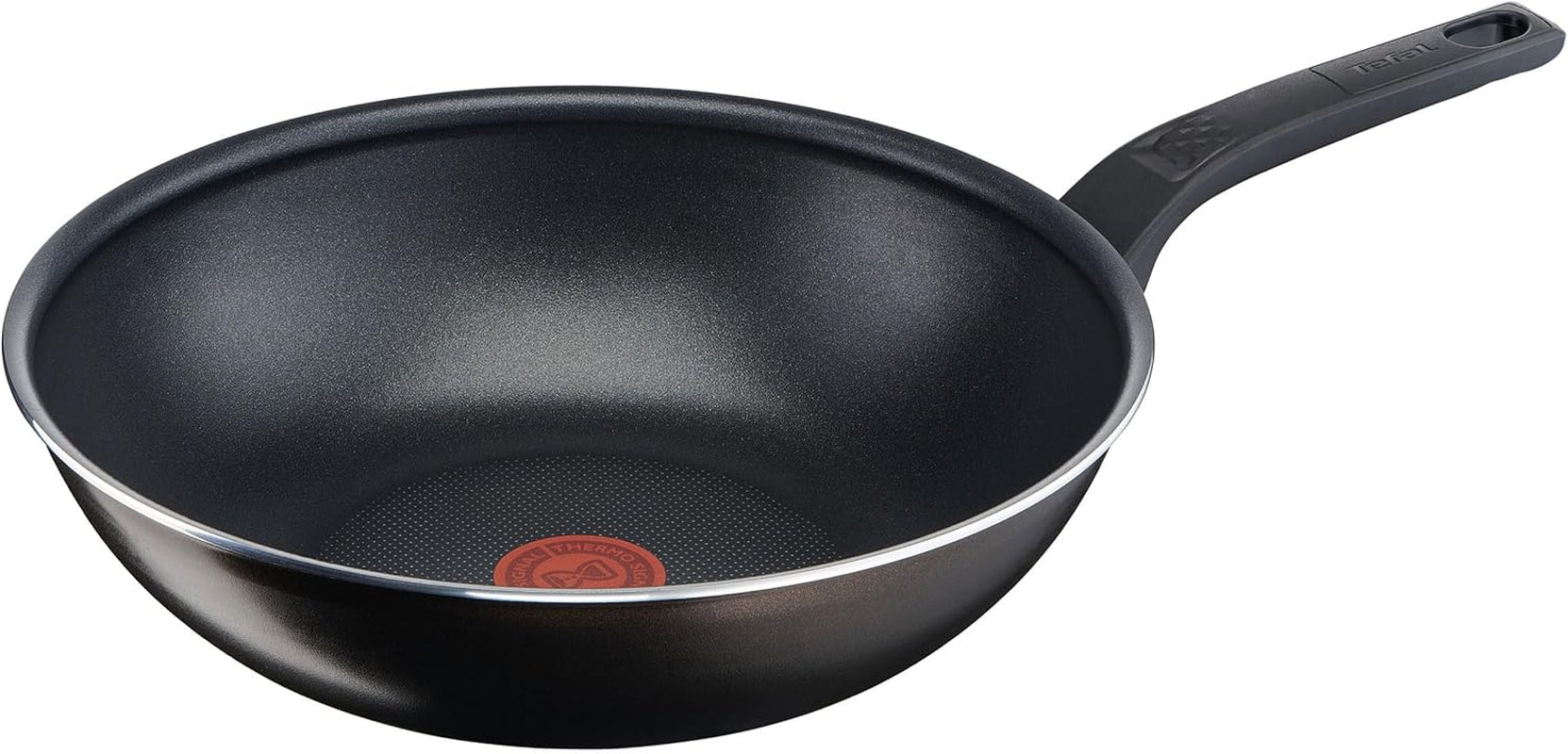 Tefal Easy Cook & Clean, revêtement antiadhésif, indicateur de température, déconseillé à l'induction Casseroles et poêles Naty Shop Wok Pan 28 Cm