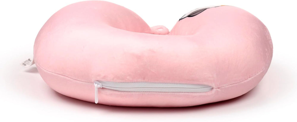 Puckator Swapseazzz Oreiller de voyage en peluche 2 en 1 Lola La Gatta Blanc Oreillers de voyage standard Naty Shop