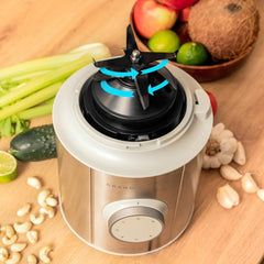 Cecotec Batteur sur socle Grand Katana 2700MAX Total Destroy W. Maximalleistung 2700W, Gegenläufige Technologie, 8-Klingen-Messer Mit Schwarzer Titanbeschichtung, Thermoresistenter Krug 1.8L Mother and Child Naty Shop