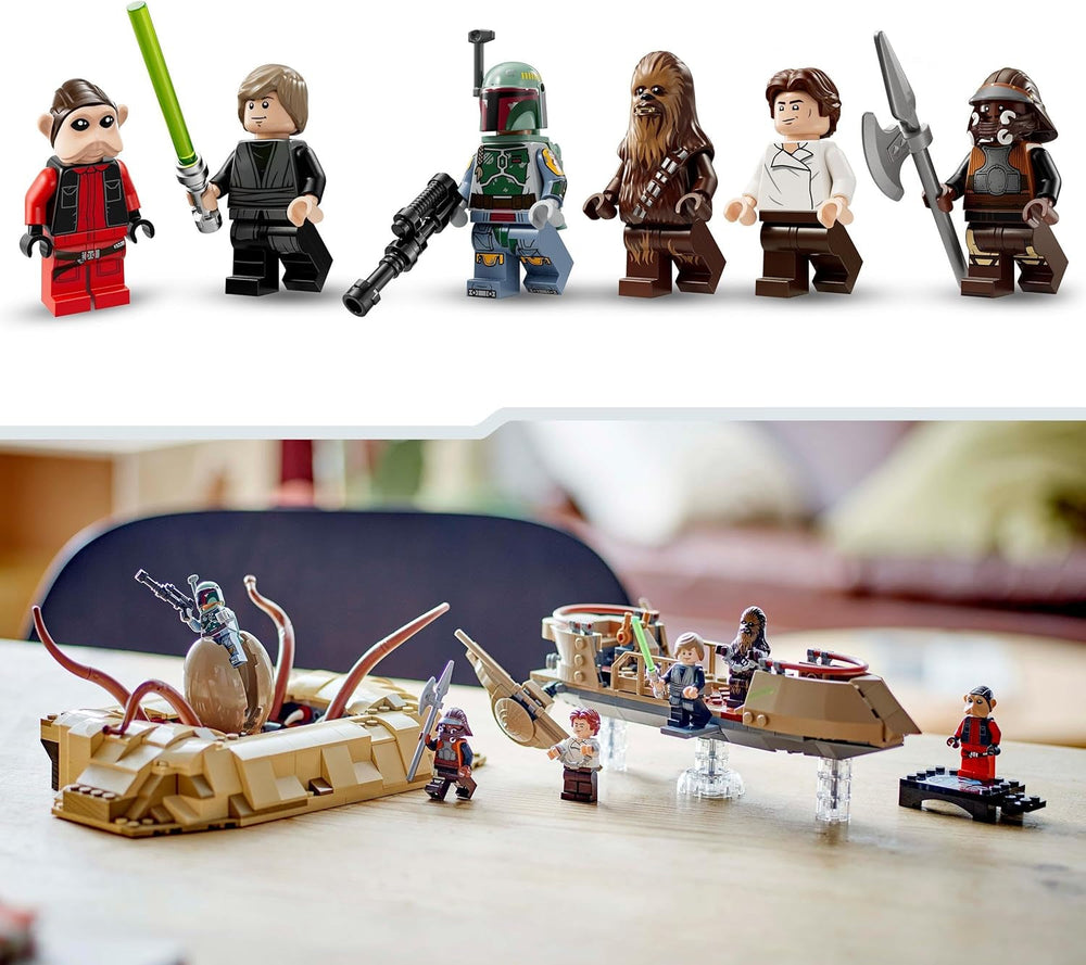 LEGO Star Wars : Le Retour du Chevalier Jedi Desert Skiff et Sarlacc Pit Fantasy Collection et jeu de construction Jouet de construction Cadeau pour garçons, filles et tous les fans 75396 Jeux de construction Besuche den LEGO-Store