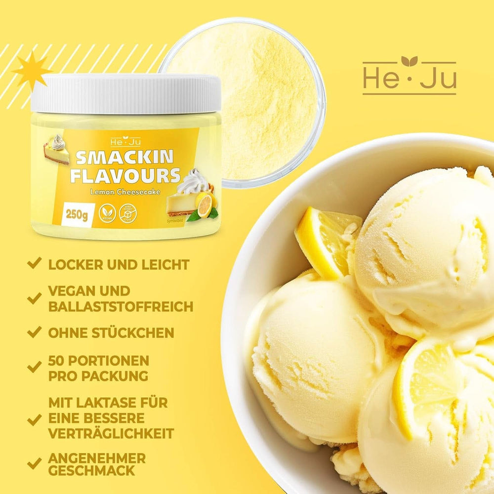 Poudre aromatisante He-Ju Lemon Cheesecake, 250 grammes Aromas Naty Shop