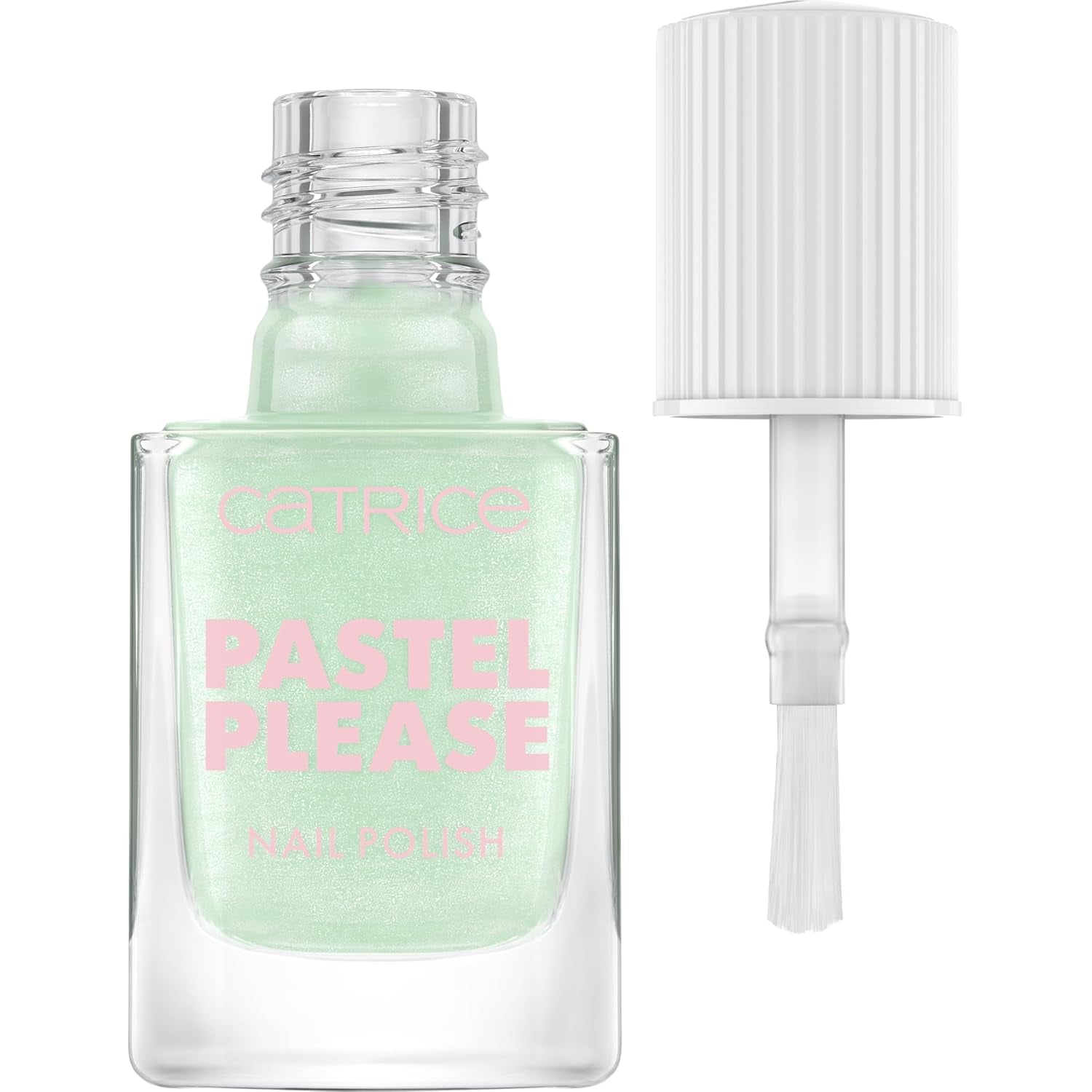 Oja Catrice Pastel Please 040 Mint Breeze, ojă strălucitoare verde deschis, colorată intens, foarte pigmentată, vegană, 10,5 ml