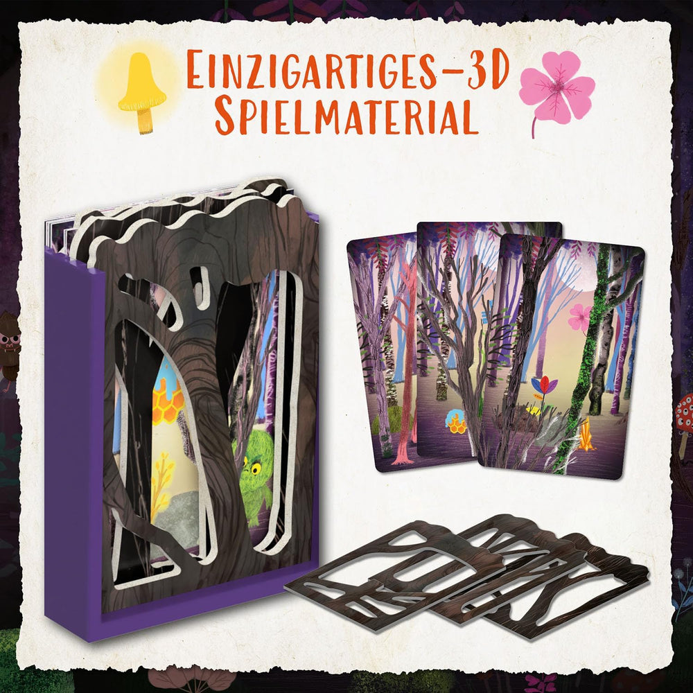 Kosmos 685027 Forêt des Ombres, Jeu coopératif pour les 2-4 ans, à partir de 7 ans, Jeu de société pour enfants, Avec un excellent matériel 3D, En 18 chapitres avec environ 15 minutes de jeu