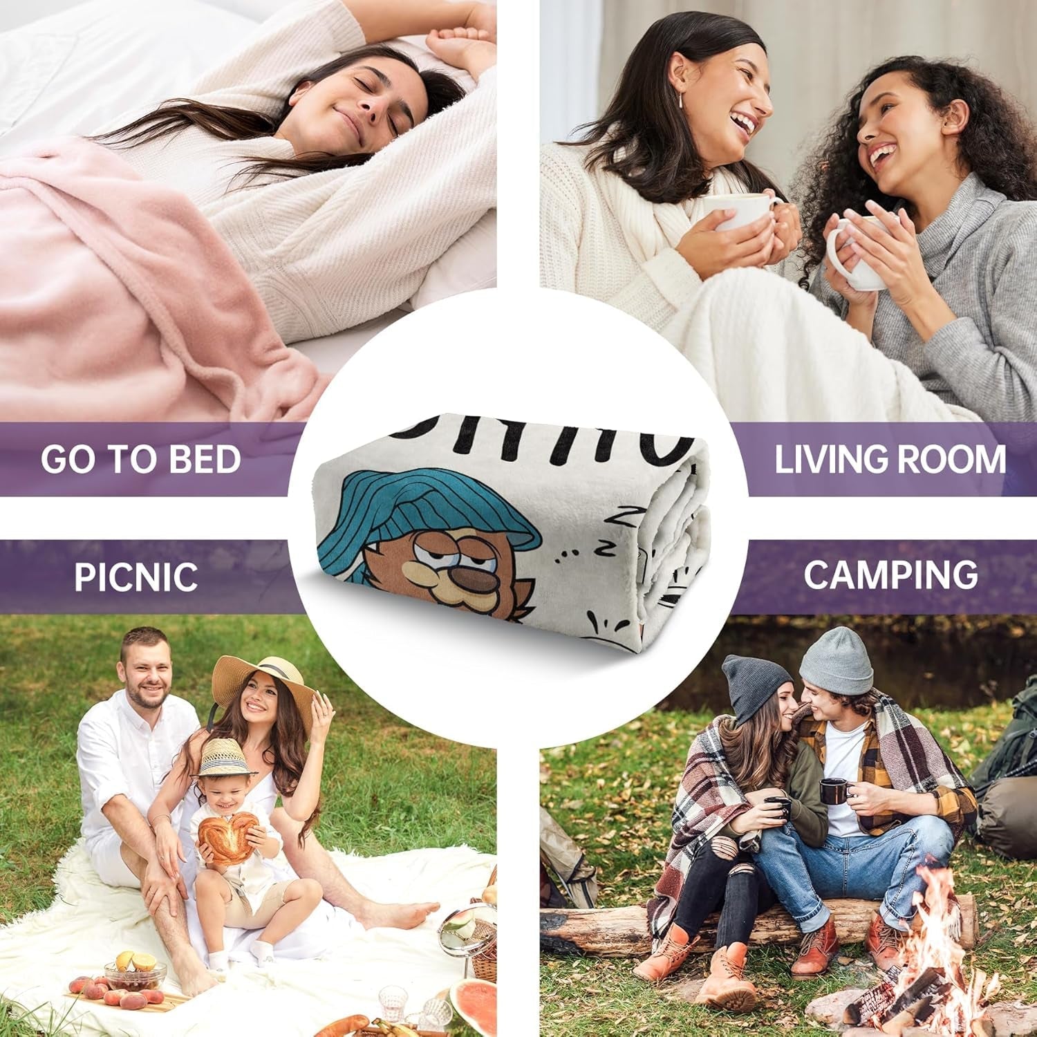 Cadeau grand-père Masuecoin, cadeau d'anniversaire grand-père, idées cadeaux pour grand-père, couvertures en flanelle de 50 à 60 pouces, cadeau pour grand-père, cadeau pour grand-père de Noël. Lits et couvertures musaecoin