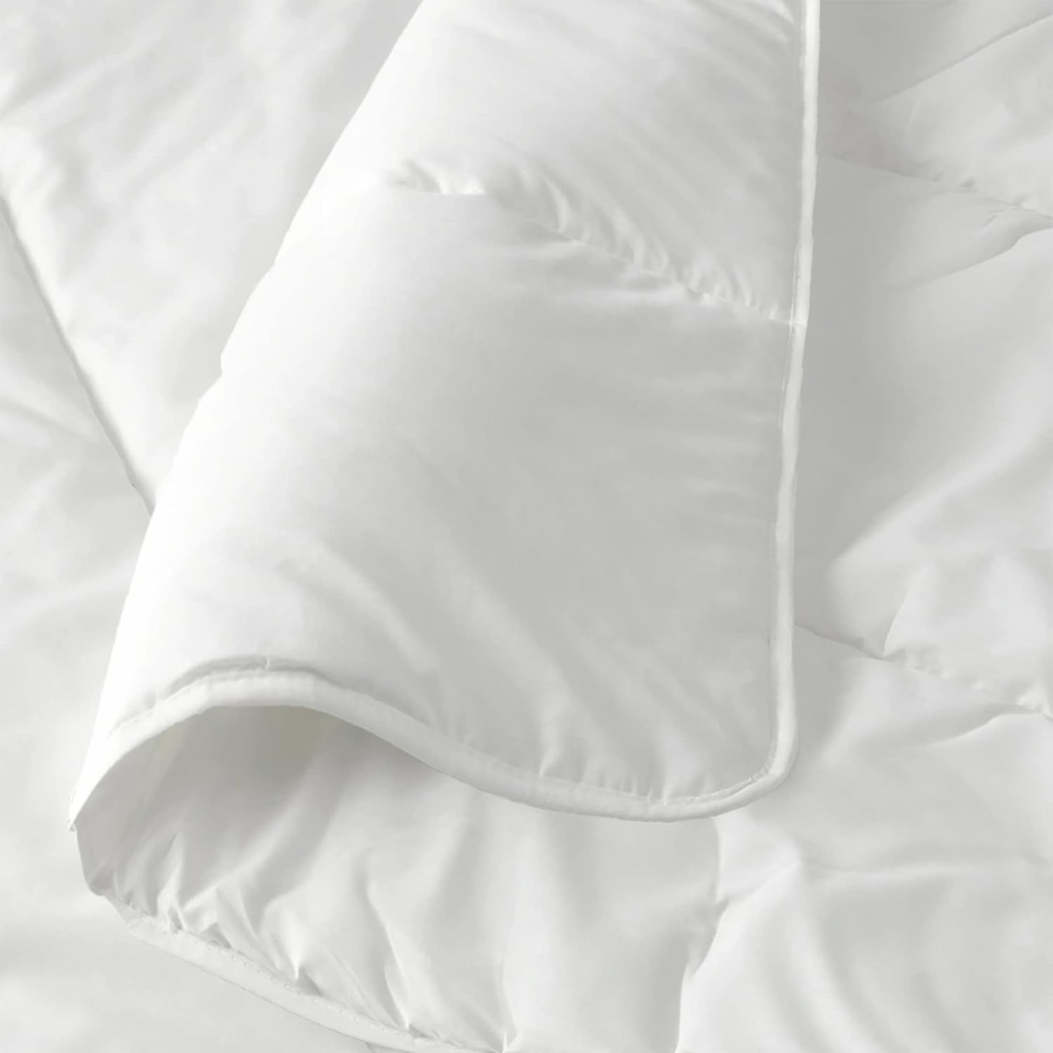 Literie italienne Couette d'hiver Prestige Blanc, 100% microfibre, double, 250X200Cm Couettes et couettes Naty Shop