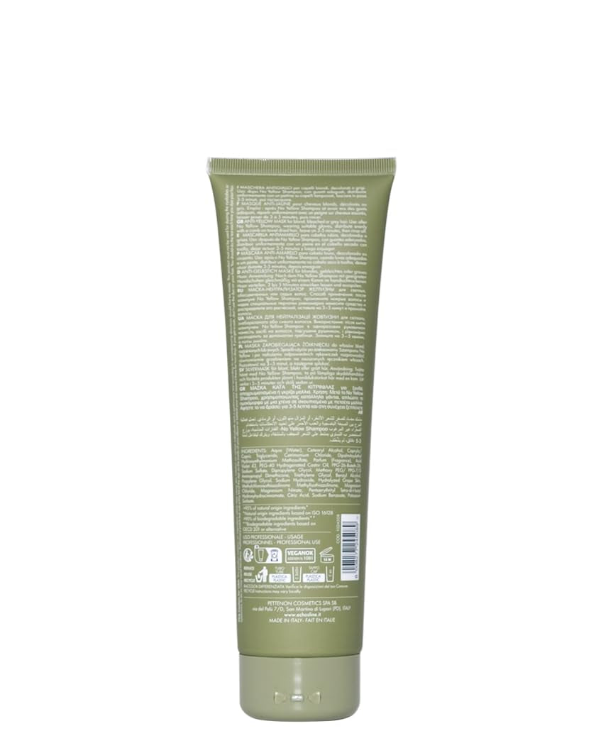 Masque anti-jaunissement Echos Line No Yellow, 300 ml Masque capillaire Naty Shop