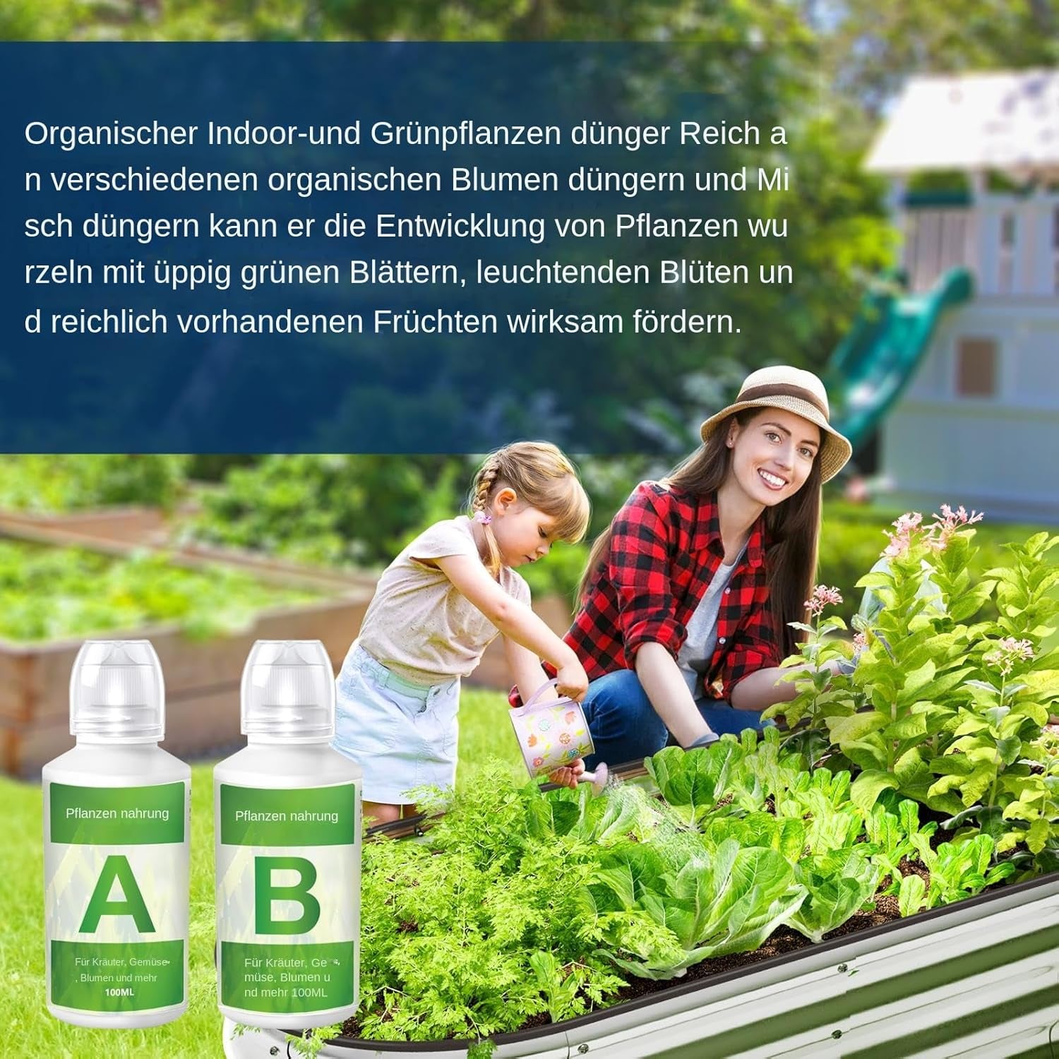 Engrais pour plantes hydroponiques 2 pièces, nutriments pour plantes hydroponiques, engrais hydroponique, solution nutritive pour plantes hydroponiques, engrais pour système hydroponique A & B