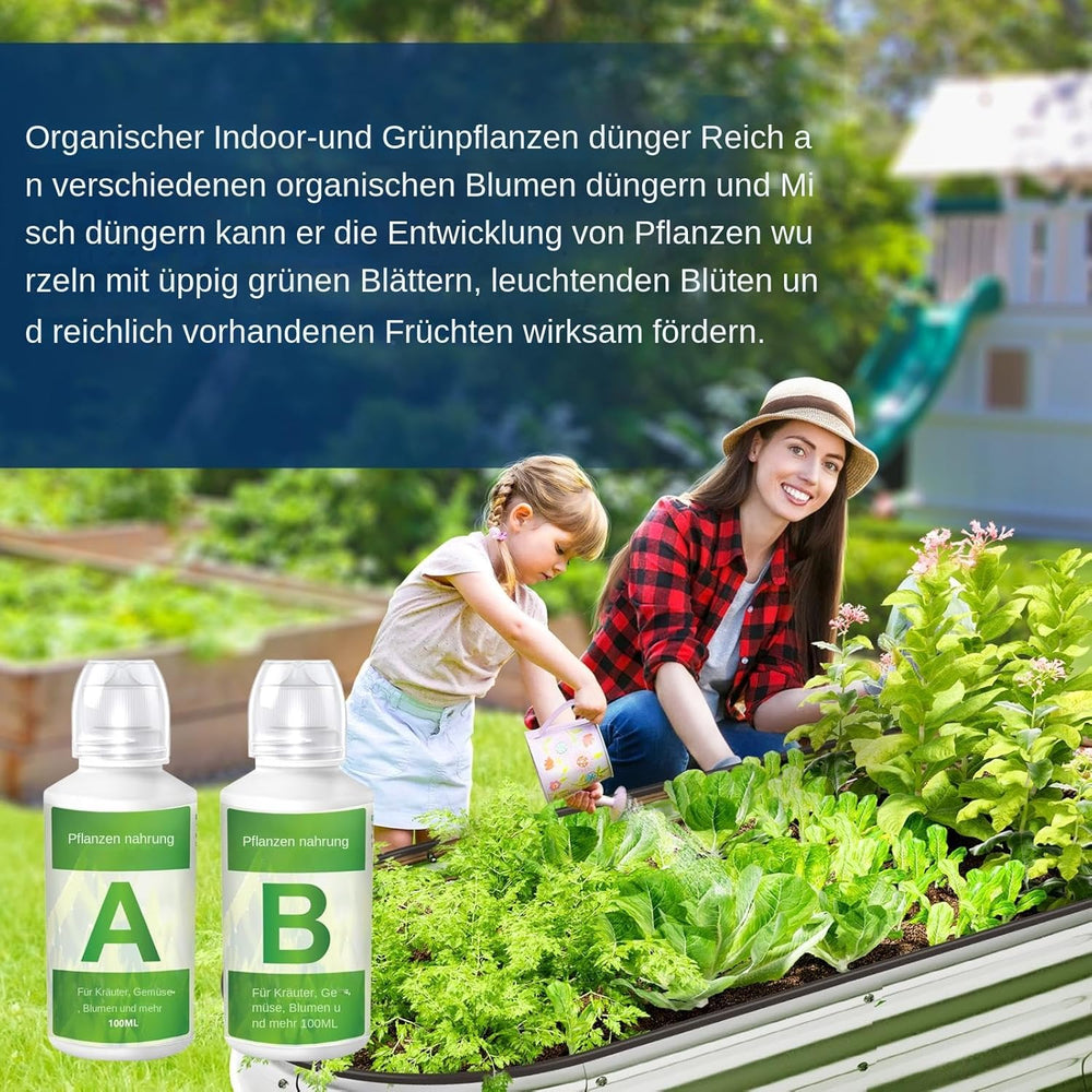 Engrais pour plantes hydroponiques 2 pièces, nutriments pour plantes hydroponiques, engrais hydroponique, solution nutritive pour plantes hydroponiques, engrais pour système hydroponique A & B