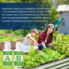 Engrais pour plantes hydroponiques 2 pièces, nutriments pour plantes hydroponiques, engrais hydroponique, solution nutritive pour plantes hydroponiques, engrais pour système hydroponique A & B