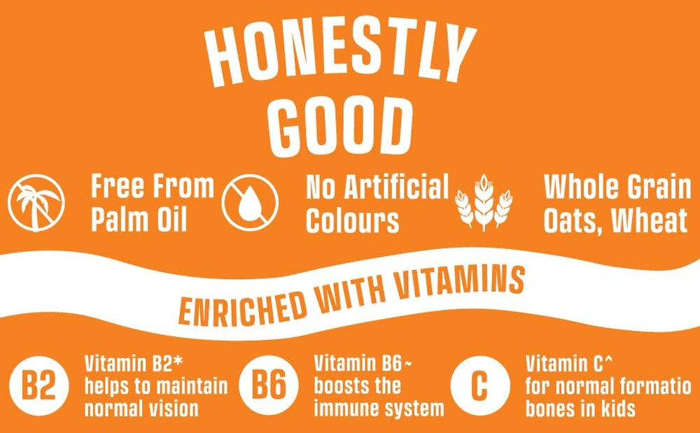 Hot Wheels Honey Loops Céréales croustillantes pour petit-déjeuner à grains entiers avec vitamines ajoutées, 1 paquet (1 x 375 g)