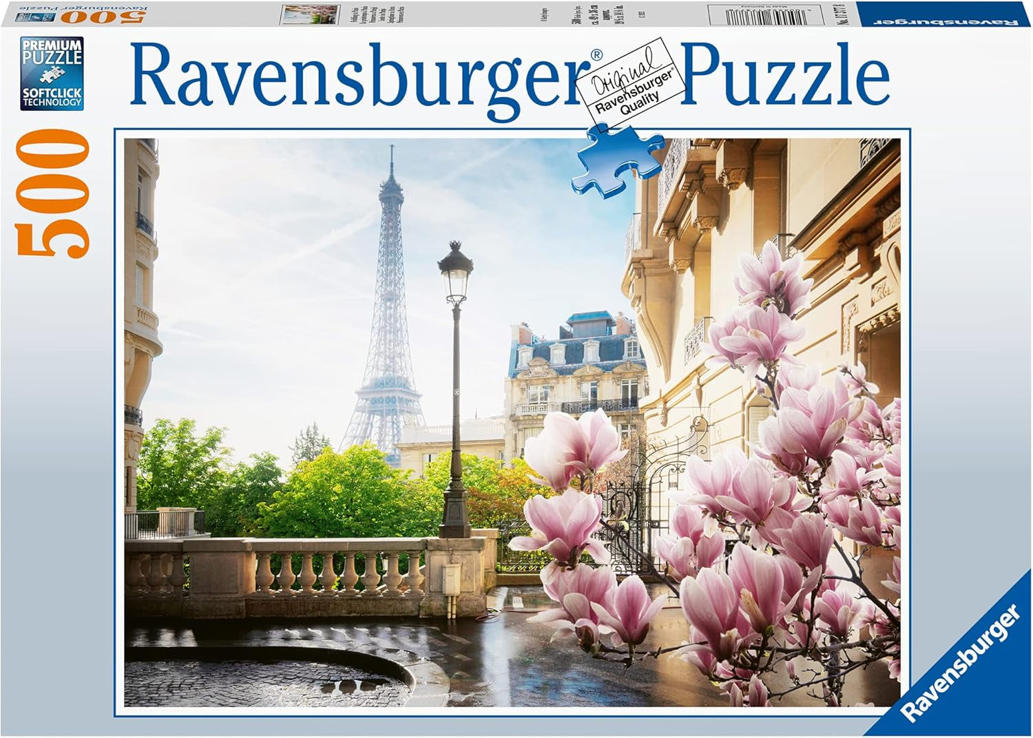 Ravensburger Puzzle 12000366 - Printemps à Paris - Puzzle de 500 pièces pour adultes et enfants de plus de 12 ans Puzzle Naty Shop Design ancien