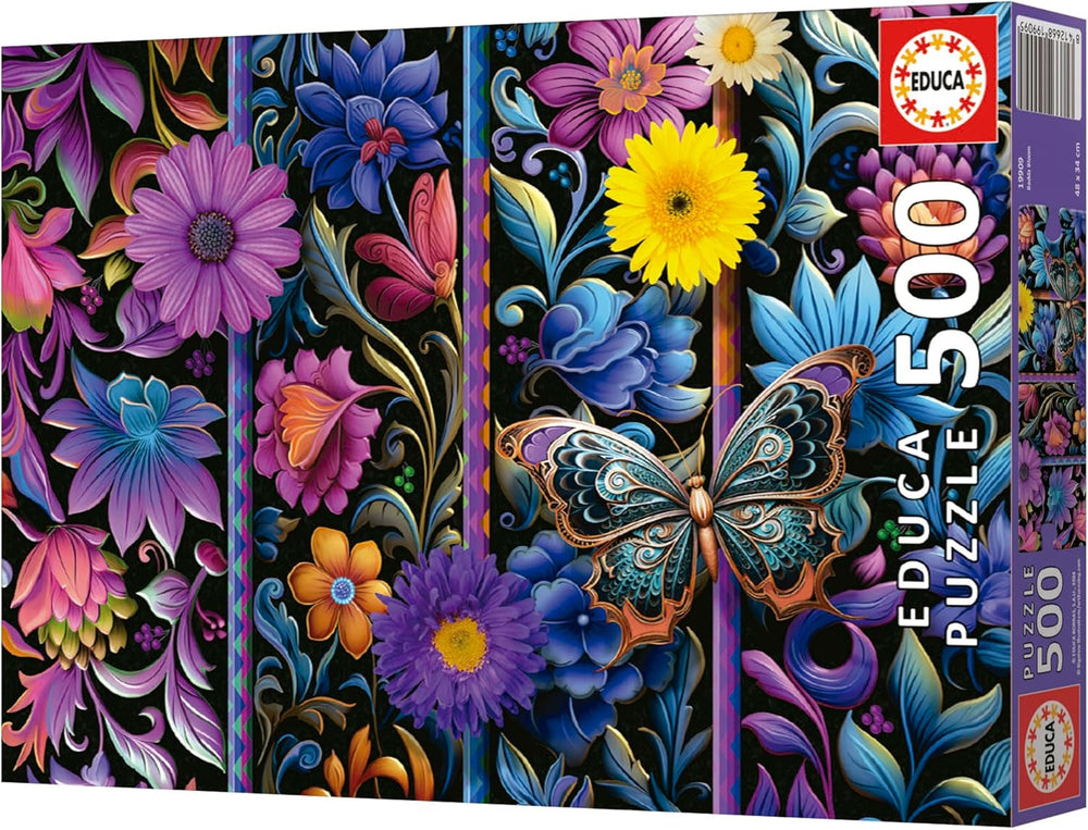Educa - Puzzle de 500 pièces pour adultes | Bada Bloom. Dimensions : 48 X 34 cm. Comprend de la colle pour puzzle Fixpuzzle. Depuis 11 ans (19909) Puzzle Naty Shop