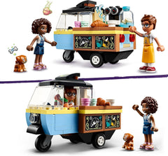 LEGO Friends Rolling Café Petit jouet de pâtisserie pour enfants, cadeau pour filles et garçons de 6 ans, jouet éducatif avec Aliya, Jules et Aira le chien 42606 Jeux de construction Beuche den LEGO-Store