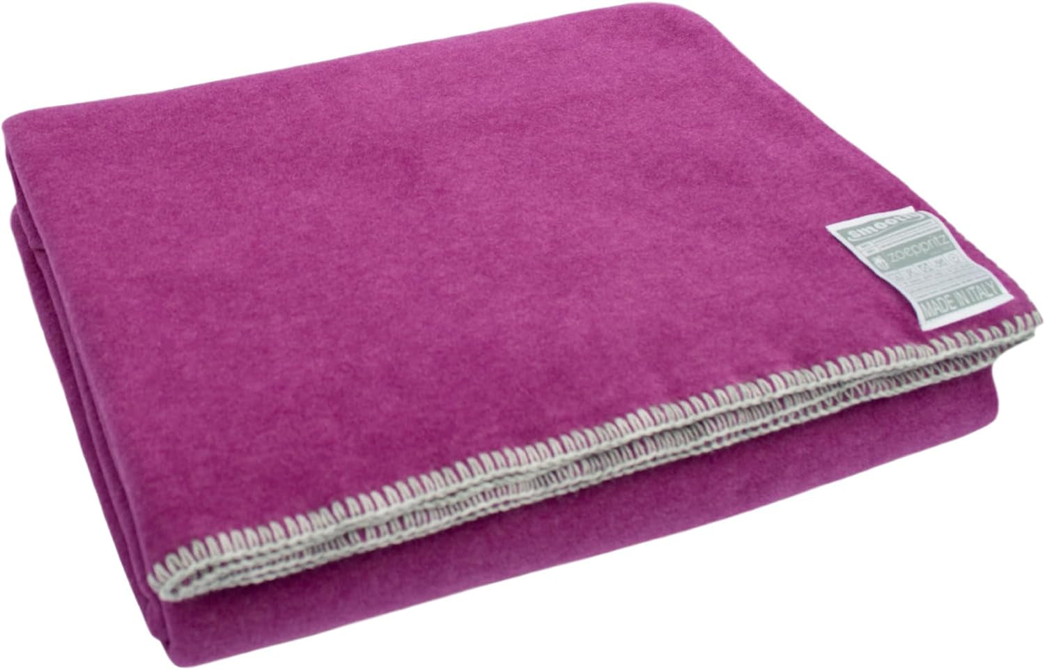 Zoeppritz Since 1828 Couverture polaire Smoothy - Couverture polaire moelleuse et confortable - Vegan - 140X190Cm - 010 Off-White, 010 Offwhite Zoeppritz Since 1828 330 Fuchsia 140X190Cm