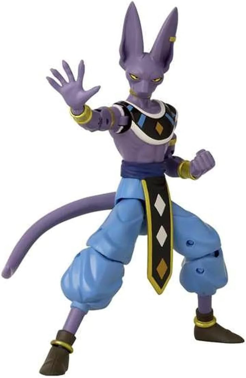 BANDAI - Dragon Ball Super - Figurine Dragon Stars 17 Cm - Super-Saiyajin Blue Goku - Figurine articulée Blue Goku - Licence Officielle Dragon Ball - Jouet pour enfant à partir de 4 ans - 36780 Figurines Naty Shop Beerus