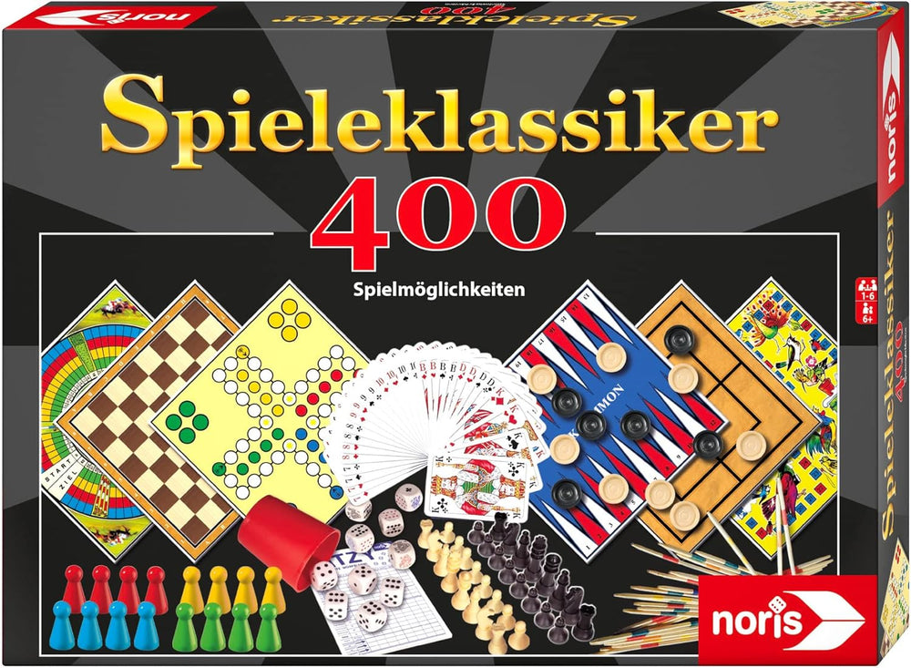 Jeux classiques Noris 606111688 avec 400 options de jeu