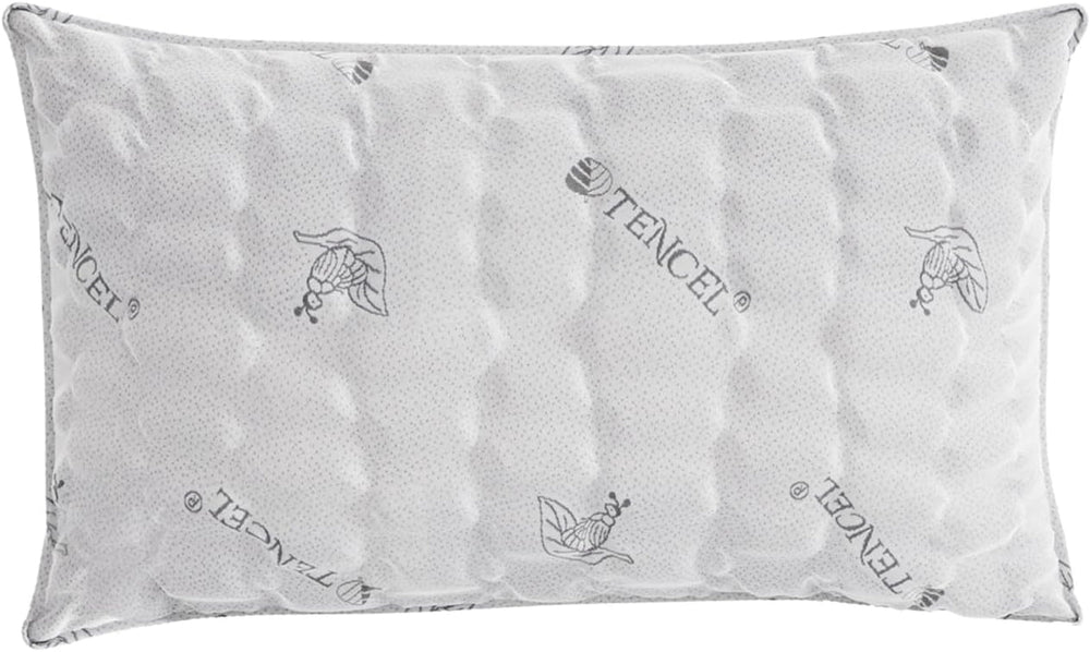 Literie italienne MB Home Italia, oreiller, biocéramique, gris clair, 45 x 75 cm Naty Shop Oreillers standards Tencel