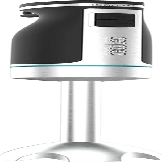 Cecotec Batteur à main Powergear 1500 - Klingen Aus Titanium Beschichtung, 21 Geschwindigkeitsstufen, 1500 W, Inklusiv Glas Mit Deckel. (Schwarz Und Edelstahl, XL) Cuisine Naty Shop