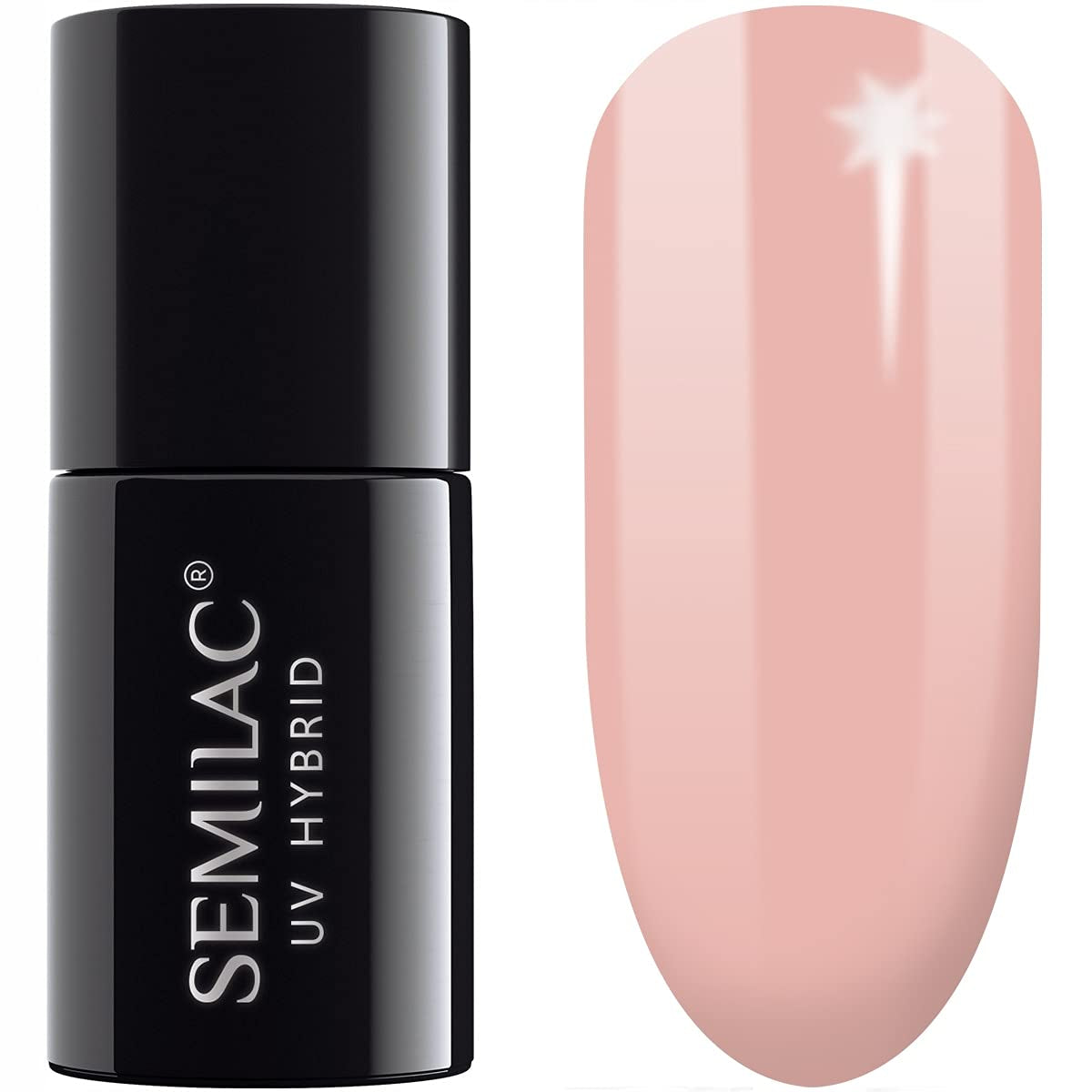 Semilac UV Nagellack Hybrid 404 Muffin aux haricots noirs 7 ml Kollektion Tastes of Fall