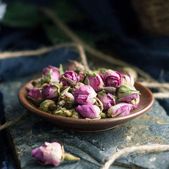 100g boutons de roses comestibles premium - infusion de pétales de roses séchées de l'Atlas - goût et arôme sucrés et floraux - 100% naturels, purs et sans additifs | Tazarin Ltd
