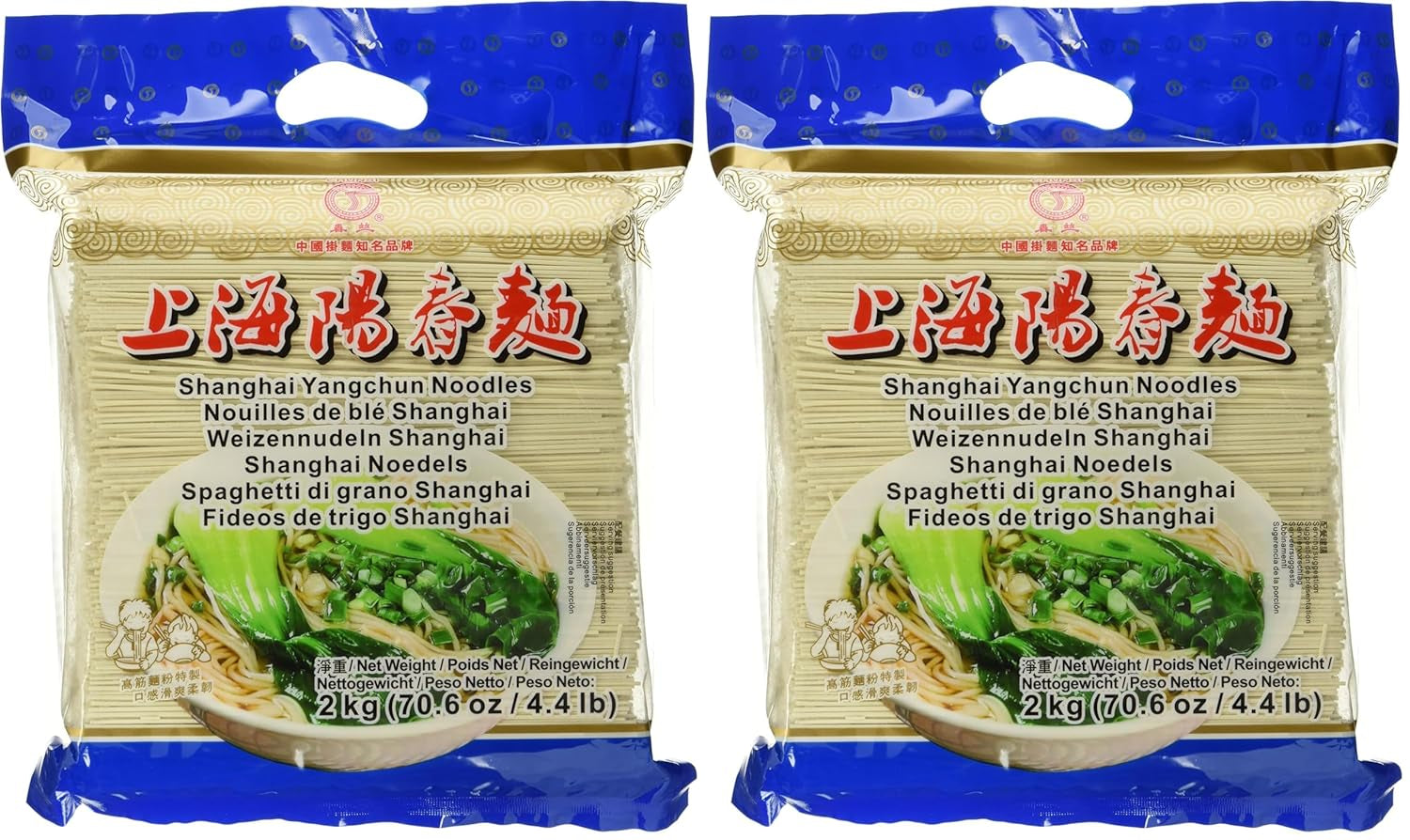 Nouilles de blé (Shanghai), 1 paquet (1 x 2 kg)