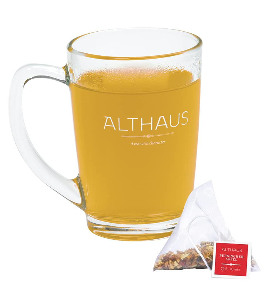 Ceai Althaus MĂR PERSAN ⋅ Ceai de fructe în pliculețe piramidale PYRA PACK ⋅ Ceai de fructe aromatizat cu aromă de mere ⋅ 15 X 2,75G