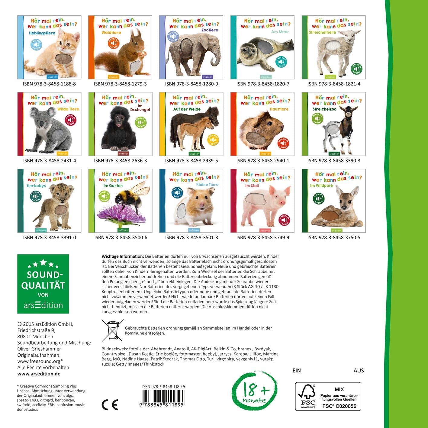 Écoute, qui cela pourrait-il être ? - Animaux de la ferme : caresser et écouter | Livre d'images en carton de haute qualité avec 5 sons et éléments tactiles pour les enfants de plus de 18 mois Baby Toys Naty Shop