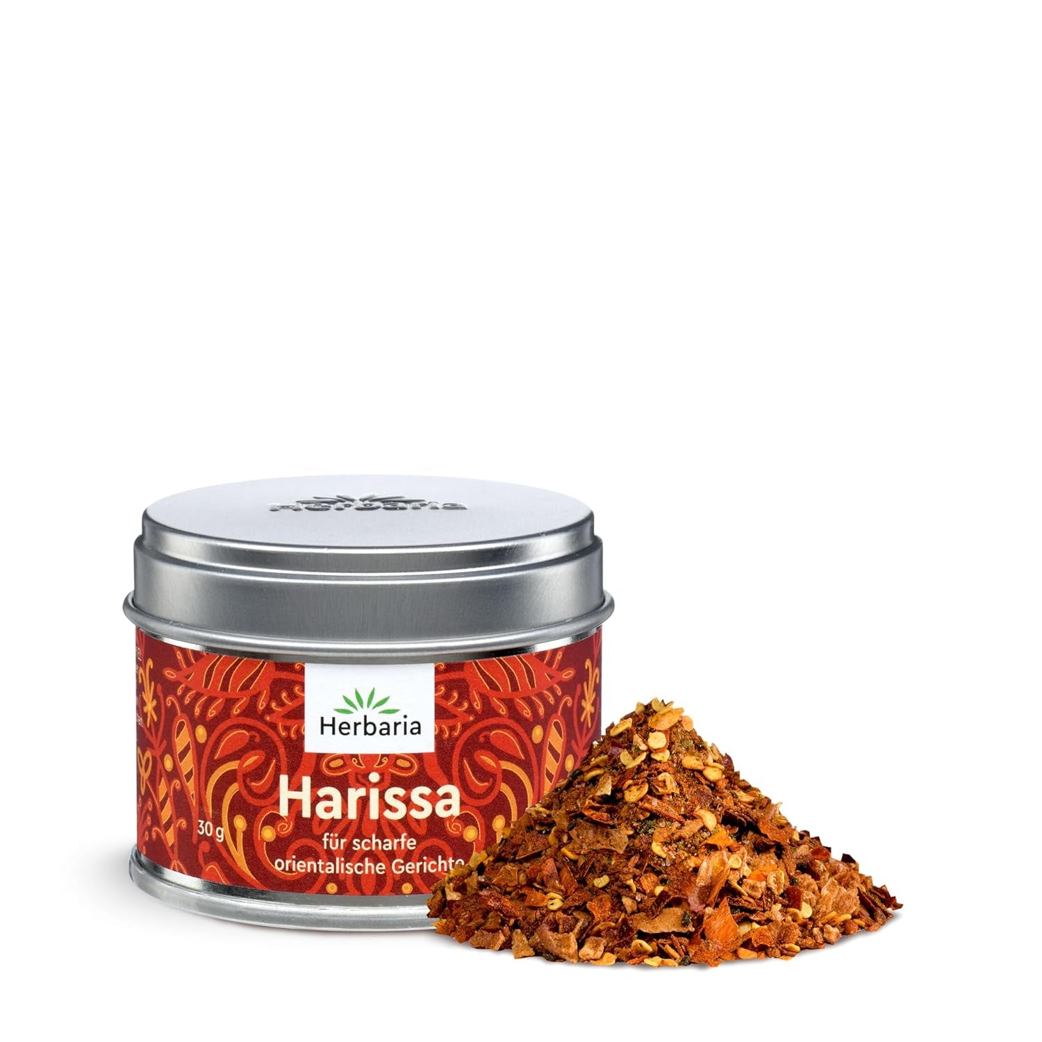 Herbaria Za'atar bio 25g S-Dose – Zaatar Gewürz, Zaatar Gewürz - oriental Organic-Gewürmischung für Gerichte der Levante Küche - with erlesenen Ingredient - in nachhaltiger Aromaschutz-Dose