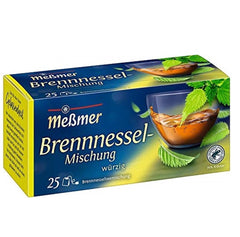 Mélange d'orties Meßmer | 25 | Sachets de thé | Végétalien | Sans gluten | Sans lactose