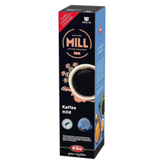Mr & Mrs Mill Kaffee mild Filterkaffee, kompatibel mit K-fee & Tchibo Cafissimo*, Stärke 3/6, 120 Kaffeekapseln
