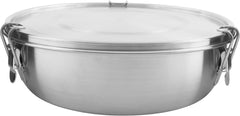 Tatonka Food Bowl - Récipient / bol alimentaire en acier inoxydable - Avec couvercle, clips de fixation et échelle de volume - Volume 0,5L / 0,75L / 1L Boîtes de conservation alimentaire Naty Shop