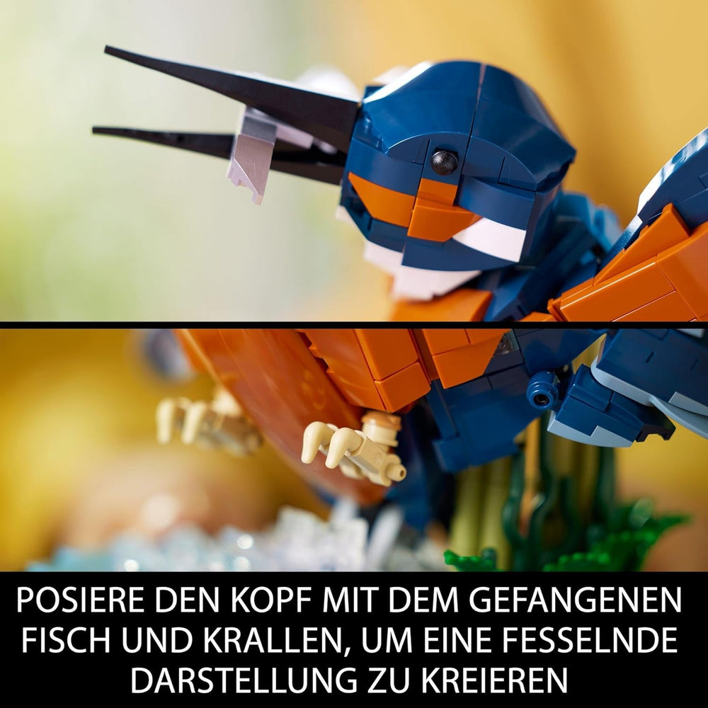 Ensemble de construction LEGO Icons Kingfisher pour adultes, figurine d'oiseau pour salon ou bureau, décoration de maison et de bureau, cadeau pour les amateurs d'oiseaux et les ornithologues, femmes et hommes 10331 Ensembles de construction Besuche den LEGO-Store