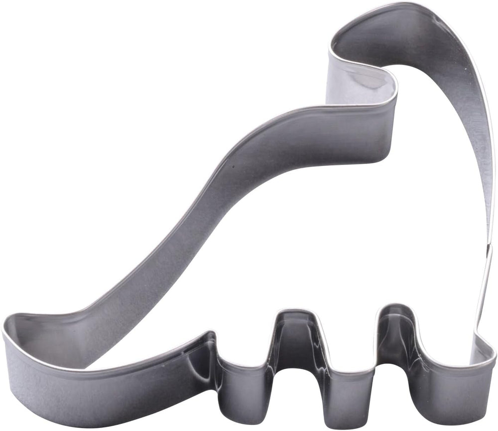 Zenker Lot de 4 emporte-pièces en forme de dinosaure en acier inoxydable – Parfait pour les séances de pâtisserie créatives avec les enfants, passe au lave-vaisselle, design dinosaure moderne, argent