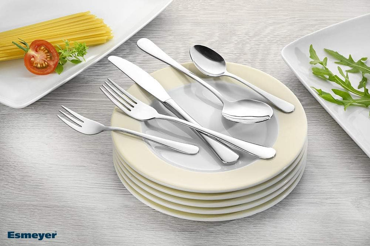 Ménagère Sylvia En acier inoxydable 18/0 Poli 30 pièces Cuisine Naty Shop