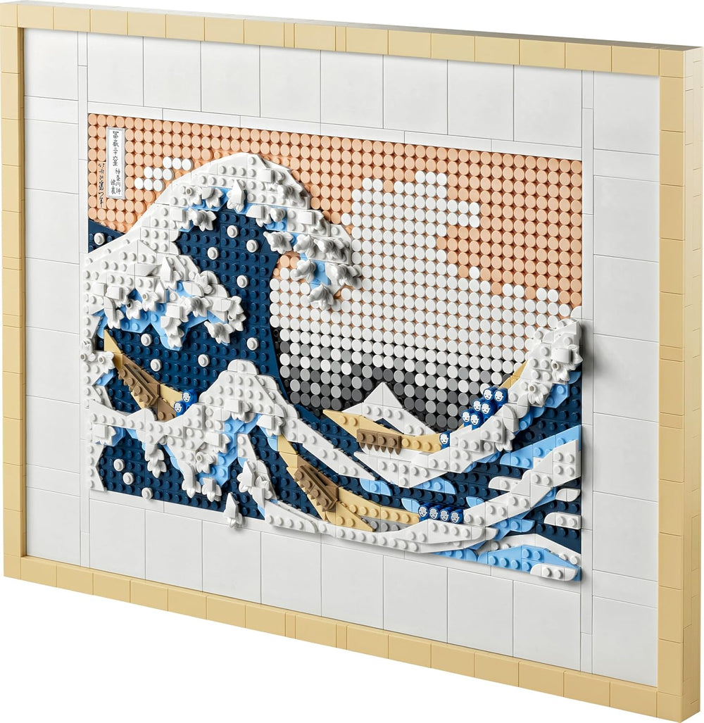 LEGO 31208 Art Hokusai – Grande salle de bain, décoration japonaise 3D, ensemble de base, décoration océan, passe-temps pour la vie, DYI, décoration de maison et de bureau