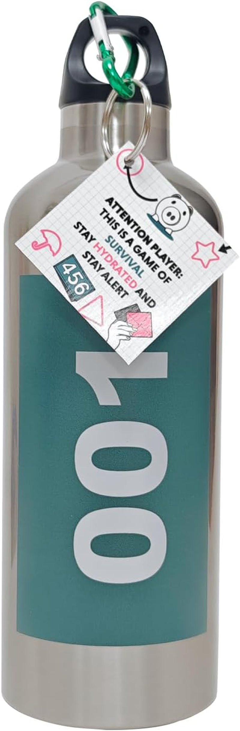 Netflix Chill Kit - Squid Game, sous licence officielle, couverture polaire, objet de collection, thermos, autocollant, idée cadeau de Noël, cadeau d'anniversaire Lits et couvertures Besuche den Neamedia Icons-Store