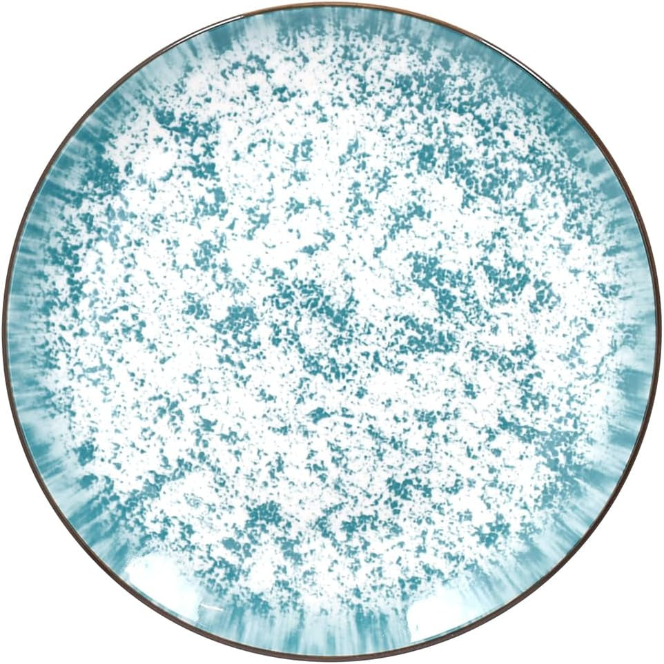 Kalos, service de vaisselle pour 6 personnes, 18 pièces, porcelaine, bleu clair