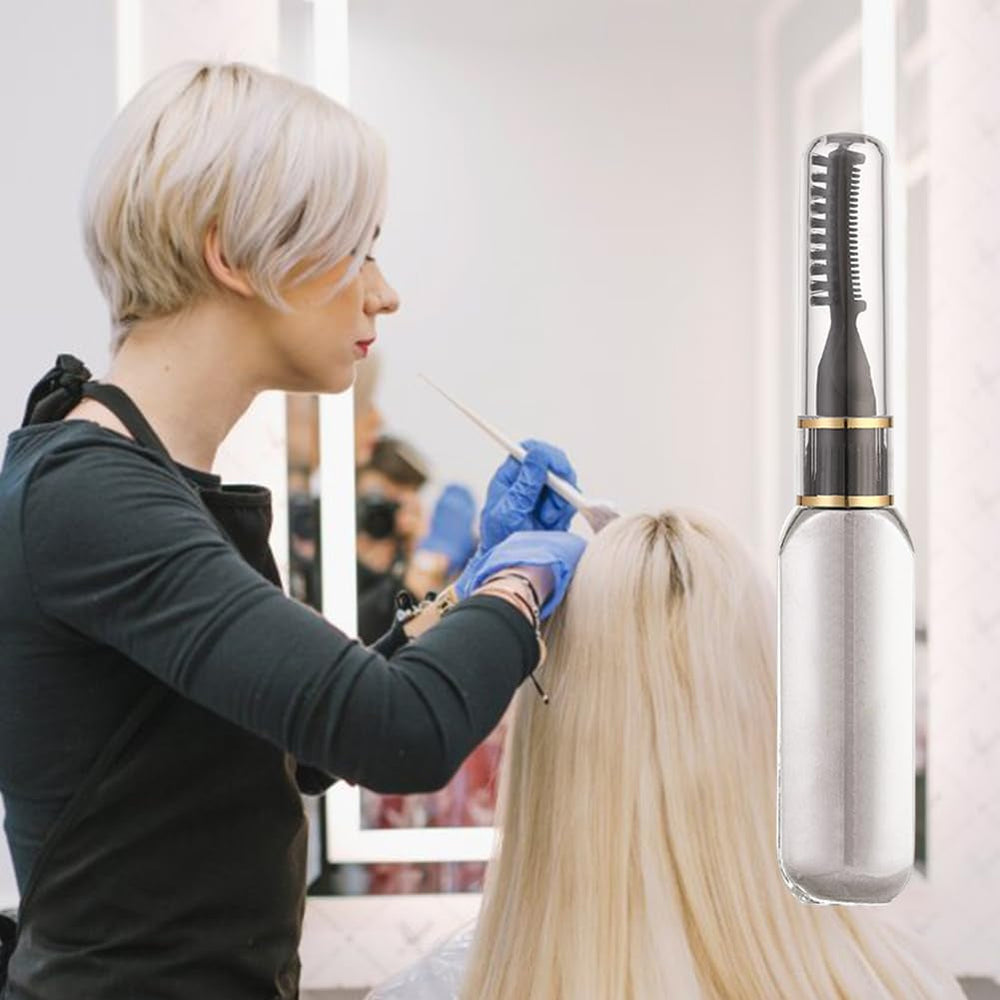 Bâton de Teinture pour Cheveux - Craie de Couleur de Cheveux Temporaire Peigne Lavable Non Toxique pour Filles Mascara pour Cheveux Ensemble de Couleur de Cheveux Blanc Naty Shop Teinture pour Cheveux