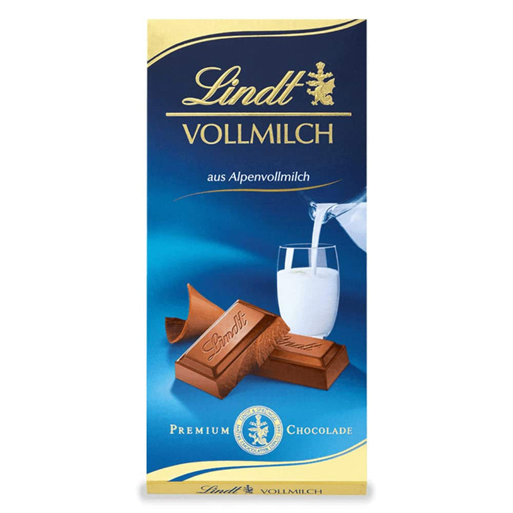 Ciocolata Lindt cu lapte integral fara zahar adaugat și fără gluten, 100 grame Bomboane de Ciocolata Naty Shop 100 grame Ciocolata cu lapte integral