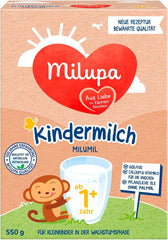 Milupa Lait pour enfants Milumil 1 plus - à partir de 1 an - pour les petits enfants en phase de croissance - accompagne le développement naturel - 5 x 550 g de poudre Mère et Enfant Naty Shop