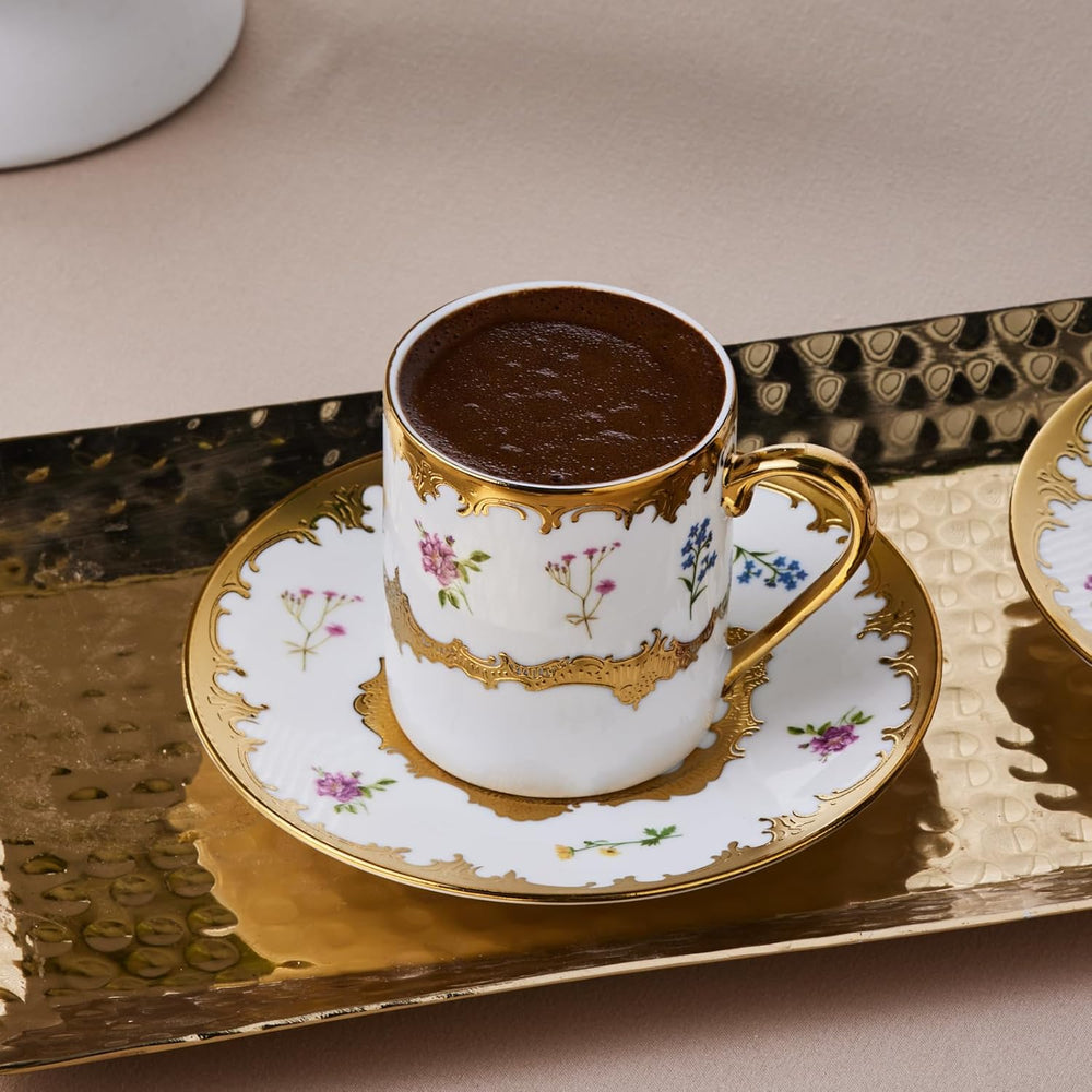 Café Karaca Bidter pour 6 personnes, multicolore