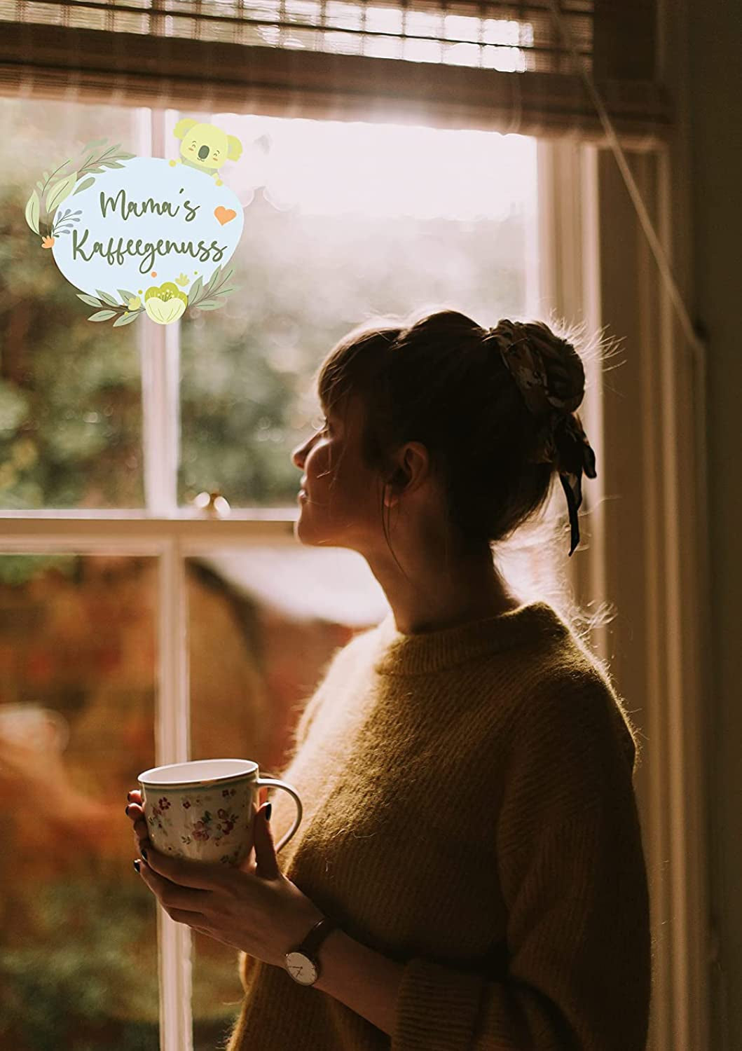 Mama's Coffee Pleasure®binky - Espresso en grains décaféinés Cremoso - décaféination naturelle au CO² - légèrement torréfié au tambour en Italie - idéal pendant et après la grossesse