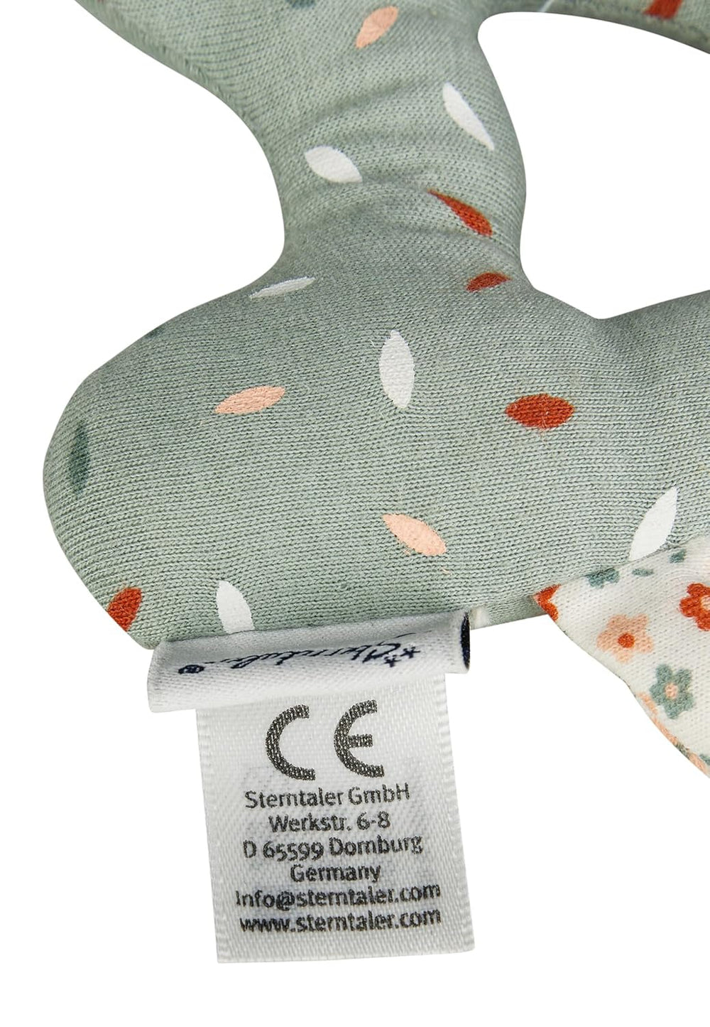 Lilly Cat Sterntaler Catch Toy - Jouet d'activité motrice pour hochet, toucher et jouer - Peluche pour bébés et enfants avec hochet comme ami fidèle - Jouet pour bébé en tissu doux gris Bebe Naty Shop Toys