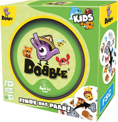 Zygomatic, Dobble Kids, Eco-Sleeves, Jeu pour enfants, Jeu de cartes, 2-8 joueurs, 4 ans et plus, 15 minutes, Allemand