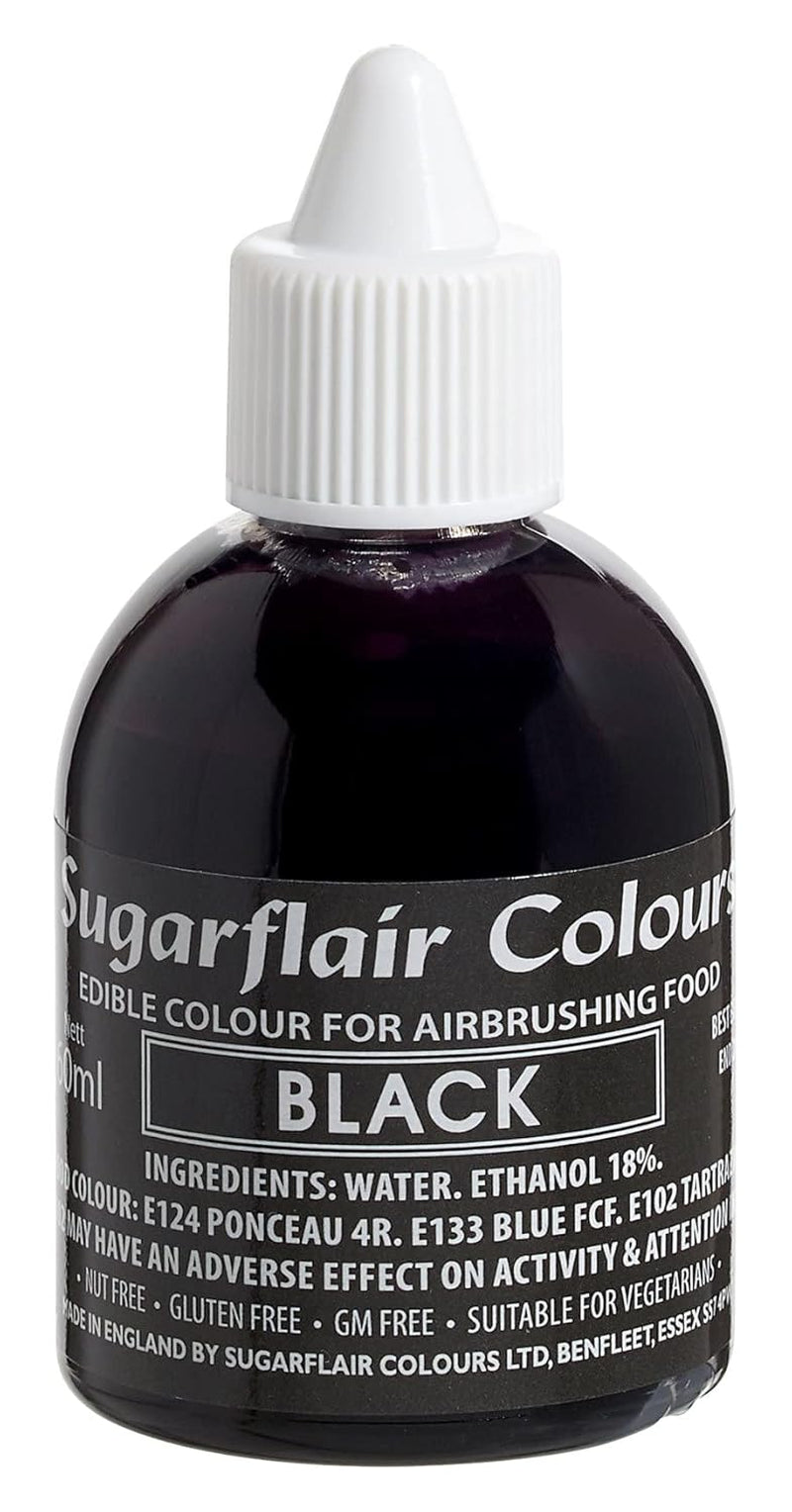 Sugarflair Colorant Alimentaire Aérographe Or Doré Colorant Alimentaire Liquide Comestible Aérographe Colorant Gâteaux Muffins Glaçage et Décoration de Gâteaux - 60 ml