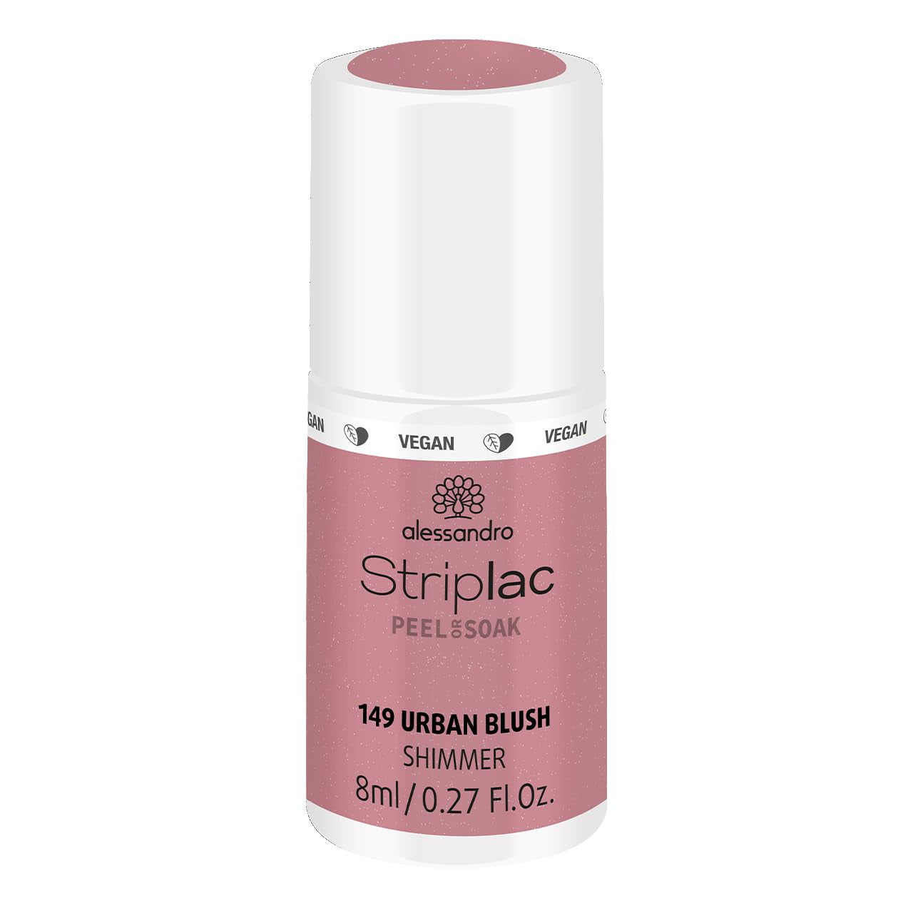 alessandro Striplac UV-Nagellack Lilly Billy – Doux et facile à utiliser – Application facile grâce à la technologie Peel-Off – Vegan et sans alcool – 8 ml
