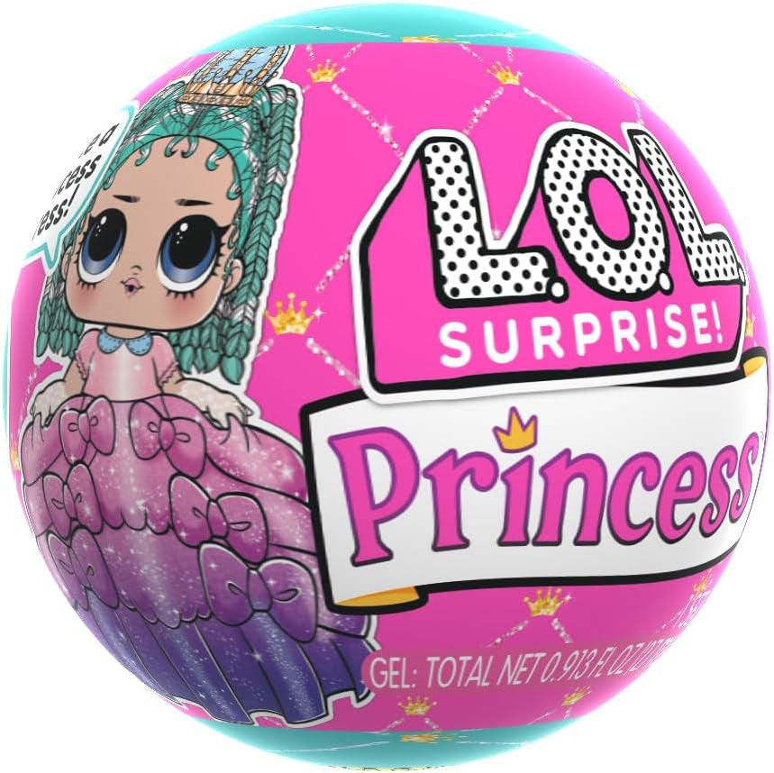 Mdr Surprise ! Princess Tots - Comprend 1 poupée, un emballage blindé, 2 peintures pour créer une robe de princesse, 8 poupées à collectionner